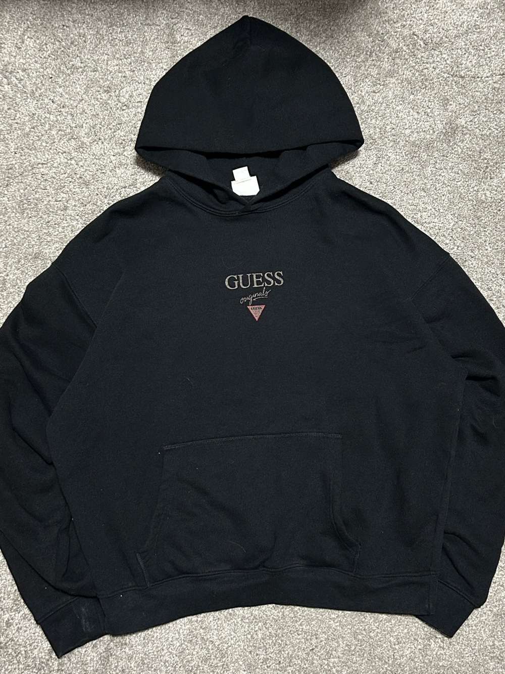 Guess Originals Perfect Fit Black Hoodie